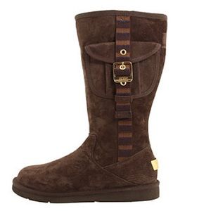 Brown UGG Retro Cargo Tall Boots Sz 8